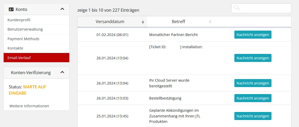 1-kb-übersicht cmo kundencenter