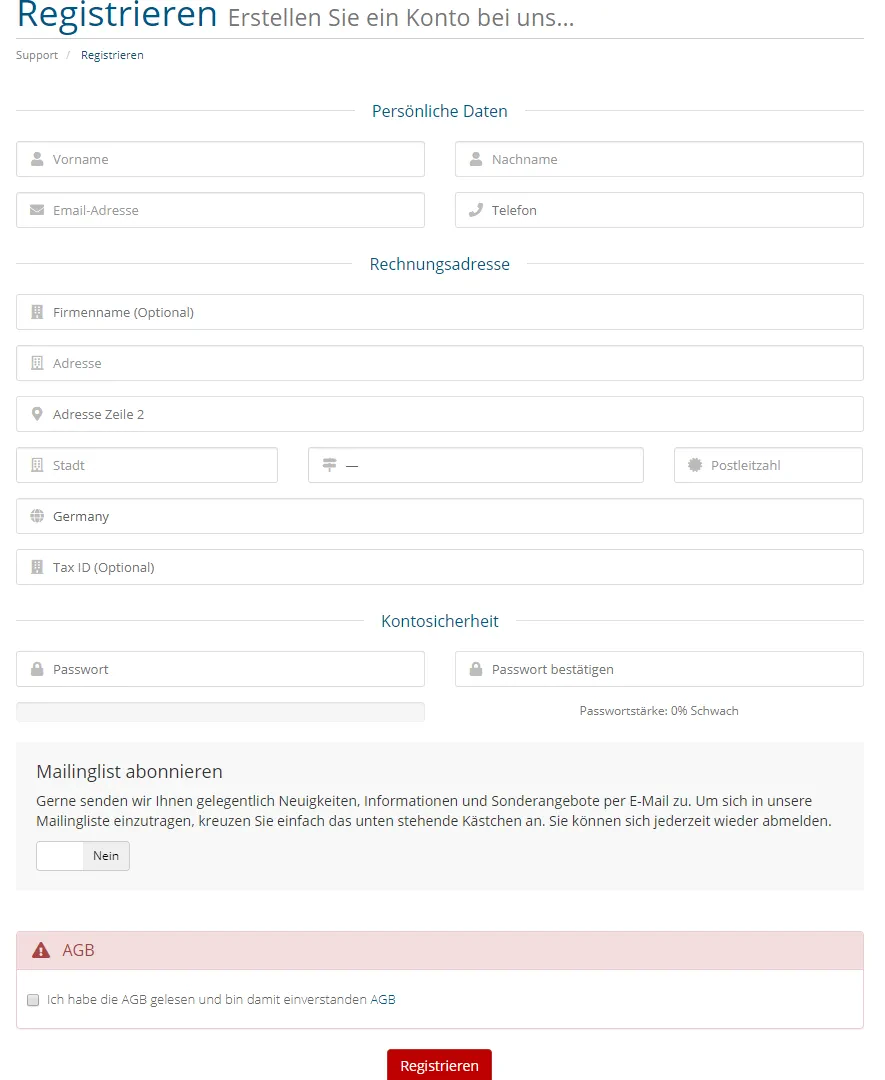 1-kb-Registrieren